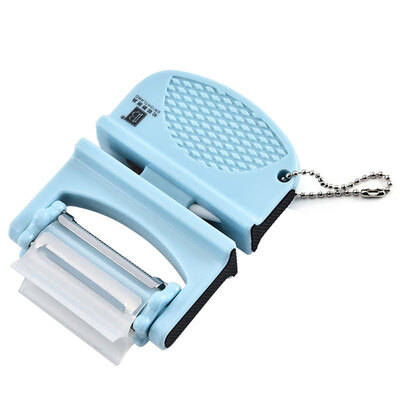 

Portable Mini Ceramic Rod Knife Sharpener Peeler 2in1 Knife Whetstone Sharpener Sharpening Outdoor Tools