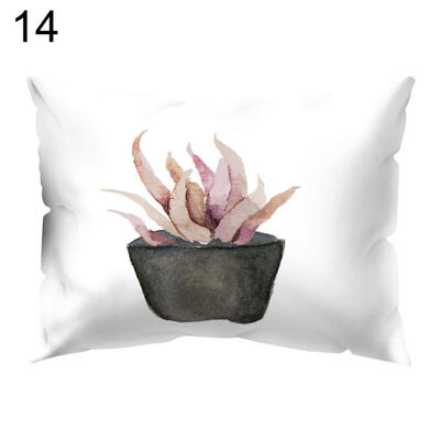 

Fresh Bonsai Plant Square Throw Pillow Case Cushion Cover Sofa Bedding Articles