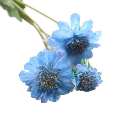 

Windmill Blue Gerbera Artificial Flower Home Decoration Wedding Holiday Flower Daisy Silk Decorations