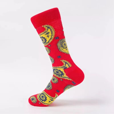 

New Men Socks Fashion Personality Street Retro Folk-custom Type Socks Male Socks Men Sock 4 Typys For Choose Socks Men Socks Male