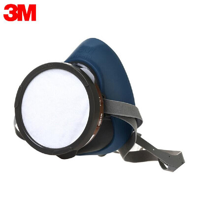 

3M HF-52 Silicone Half Face Gas Mask Respirator Organic Gas Protection Filter Cartridge Anti Dust Haze Painting Spraying