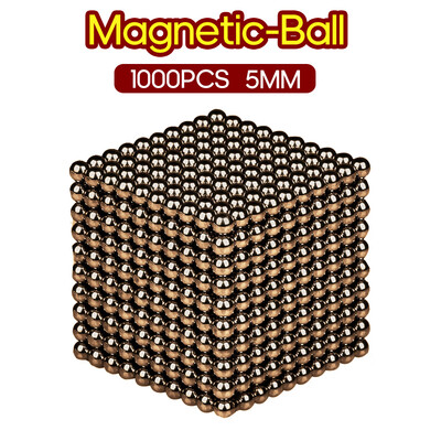 

1000PCS Magnetic-Ball 5mm Building Toy Simple Design Office Adults Stress Relief Toys