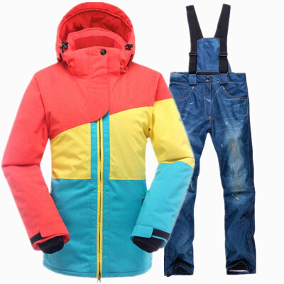 

SAENSHING Brand Snowboarding Suits Girls Snow Jacket Waterproof Windproof Womens Ski Suit Snowboard Jacket Sets Thermal Winter