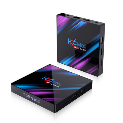 

H96 Max Smart Android 90 TV Box RK3318 Quad Core 64 Bit UHD 4K VP9 H265 4GB 32GB 24G 5G WiFi BT40 HD Media Player Display