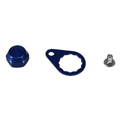 

Fishing Reel Locking Plate Screw Nut Cap Bearing Cover DIY Fishing Reel Handle Accessory Compatible with LeftRight Shimano Baitca