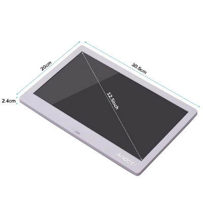 

Andoer 125 Inch Digital Photo Frame Narrow Border 1366768 High Resolution EDP Wide Viewing Angle Display Support Music Video Clo