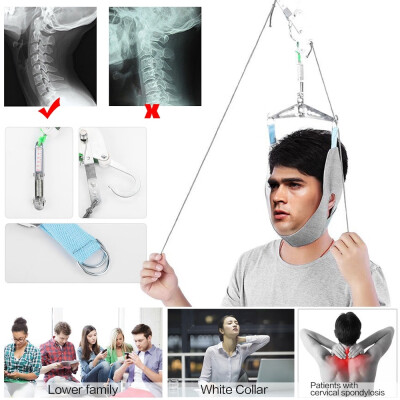 

Creative Door Hanging Cervical Traction Frame Hanging Neck Traction Home Cervical Spondylosis Treatment Tensioner Neck Pain