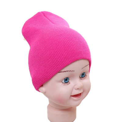 

Kids Hat Winter Warm Baby Hat Knitted Boy Girl Kids Toddler Infant Cap Beanie Candy Color