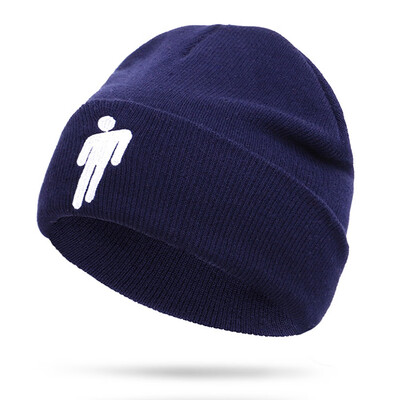 

Embroidery Cotton Casual Beanies For Men Women Winter Spring Knitted Skullies Beanie