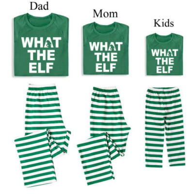 

Family Matching Christmas Pajamas Set Women Baby Kids Xmas Sleepwear Nightwear