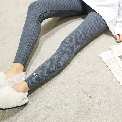 

Spring Summer Thin Solid Color Stretch Leggings Fashion Trend High Waist Women Ankle-length Pencil Pants