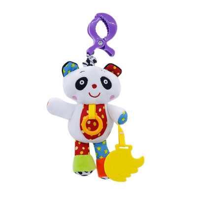 

Siaonvr Baby Infant Rattles Plush With Teether Cute Animal Hanging Bell Play Toys Doll