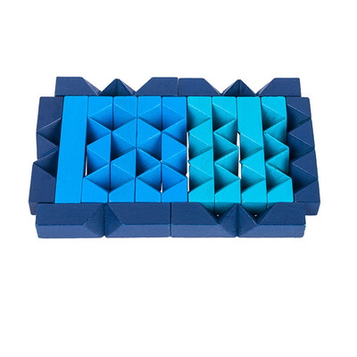 

Siaonvr Wooden Toy IQ Brain Teaser Adults Educational Kids Puzzle Intelligence Game