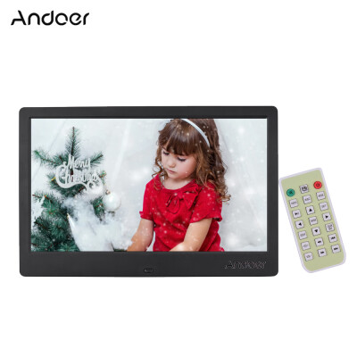 

Andoer 125 Inch Digital Photo Frame Narrow Border 1366768 High Resolution EDP Wide Viewing Angle Display Support Music Video Clo