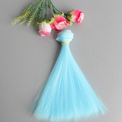 

Tailored 1PC Fashion 15X106Cm Wholesale Straight Hair Hair For DIY BJD Wig Doll