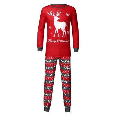 

Toponeto Christmas Man Daddy Letter Deer Printed TopPants Xmas Family Clothes Pajamas