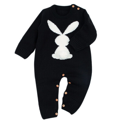 

Baby Rompers Sets Newborn Rabbit Baby Jumpsuit Overall Long Sleevele Baby Boys Clothes Autumn Knitted Girls Baby Casual Clothes