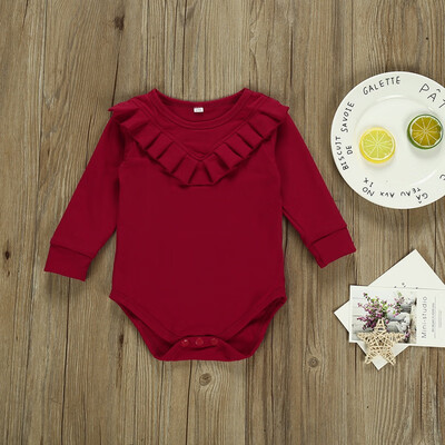 

Winter Autumn Baby Girl Rompers Christmas Princess Newborn Baby Clothes Girls Boy Long Sleeve Jumpsuit Kids Baby Outfits Clothes