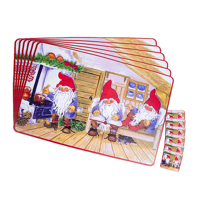 

Tailored Bowl Fork Placemat Mat Decoration Home Party Christmas PVC Dining Table Mat