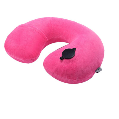 

Toponeto Inflatable Soft Car Travel Head Neck Rest Air Cushion U Pillow Sleep Cushion