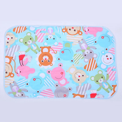 

3-layer Baby Changing Pads Covers Reusable Diapers Mattress Diapers Newborn Print Cotton Waterproof Sheet Changing Mat 75120