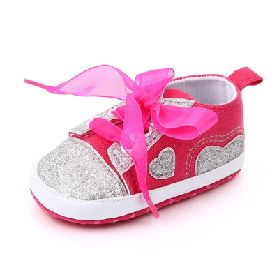 

Baby Girl Shoes Lace PU Leather Princess Toddler Baby Ribbon Shoes First Walkersborn Moccasins For Girls