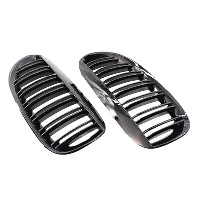 

1 Pair ABS Black Inserts Mesh Grille Trim Cover for BMW E63 2004-2010 Car Accessories