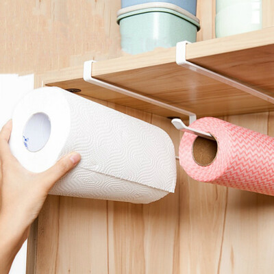 

Metal Storage Rack Hanger Paper Towel Cabinet Kitchen Under Cupboard Roll Holder
