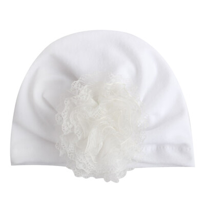 

Children Kids Caps Soft Cute Newborn Baby Hollow Floral Design Girls Boys Caps Infant Hat Turban Elastic Cap