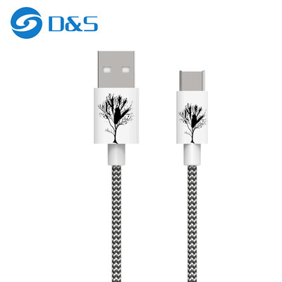

And macro D&S Type-C data line fast charge mobile phone charging cable USB30 Android adapter charger power cord support Huawei P10Mate9 glory millet 1 meter