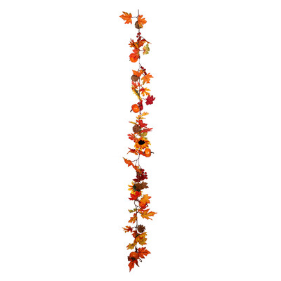 

Christmas Sunflower Pine Cone Red Fruit Rattan With Light Thanksgiving Decorative Rattan Pendant Home Decoration