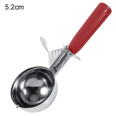 

Stainless Steel Fruit Mash Ice Cream Ball Scoop with Plastic Handle Kitchen Tool