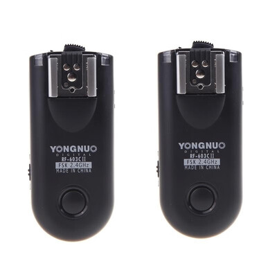 

Yongnuo RF-603C II Wireless Remote Flash Trigger C1 for Canon 60D 350D 450D 500D 550D 1000D