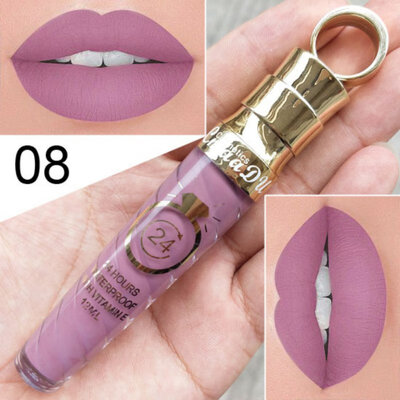

High-capacity Matte Matte Lip Gloss Female 20 Colors Long-Lasting Nutritious Lipstic Women Lip Make Up Cosmetics Big Lip Gloss