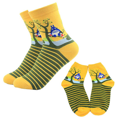 

Women Cotton Socks Harajuku Character Funny Crew Socks
