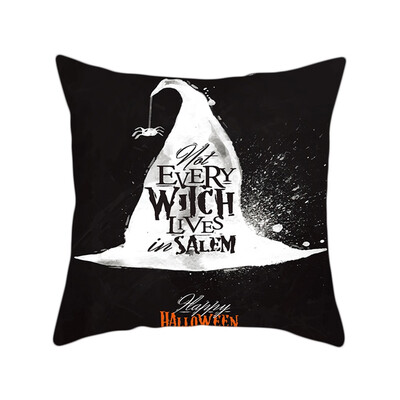 

Cartoon Skull Halloween Cushion Cover Nightmare Before Christmas Decor Throw Pillows Car Sofa Home Decorative Pillow Case