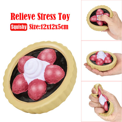 

〖Follure〗Kawaii strawberry Cake Slow Rising Cream Scented Stress Reliever Toy