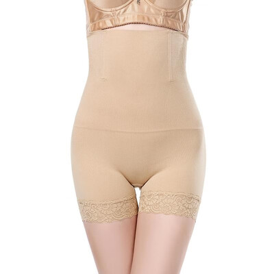 

Sexy Women Solid Color Control Panties Seamless High Waist Sheath Lace Body Shaper Shapewear Brief Pants Shorts
