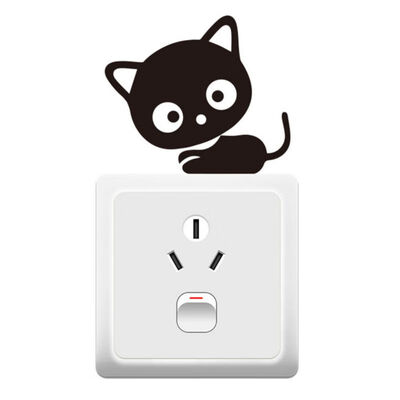 

Cute Wall Stickers Kids Room Animal Switch Sticker Socket Decoration For Living Room
