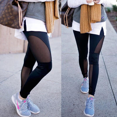 

Women Sports Pants High Waist Yoga Fitness Leggings Running Gym Stretch Trousers