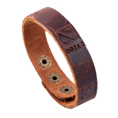 

Modern Bracelet Funny Adjustable Novelty Jewelry Leather Personality Fashion Bracelet Arrival Logo Leather