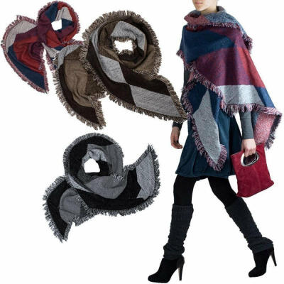 

US Fashion Womens Warm Big Scarf Stole Scarves Ladies Shawl Wraps