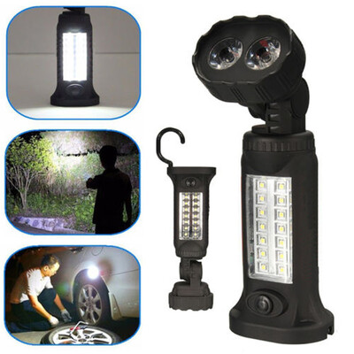 

〖Follure〗16 LED Magnetic Inspection Hand Torch Camping Hanging Work light Lamp Flashlight