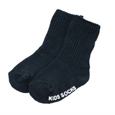 

Alphabet Thickened Wool Baby Socks Fashion Solid Middle Tube Socks Children Non-Slip New Warm Sock