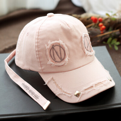 

Retro astringent spring&summer Korean made old cap mens&womens fashion long belt hat lovers baseball cap wholesale