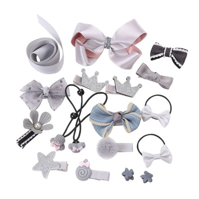 

Kids Baby Toddler Flower Bow Tie Headband Sets 18pcspack Princess Style Hair Accessories Set Gift For Girls