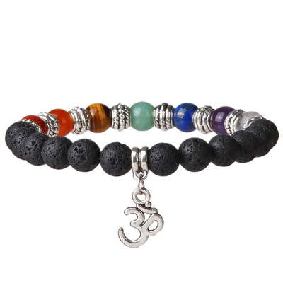 

Bracelets For Women Men Bracelet Natural Lava Stone Bead Bracelet Unisex Gift Accessories