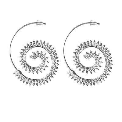 

1 Pair Fashion Romantic spiral stud Earring Ear Stud Earrings for women Statement Jewelry