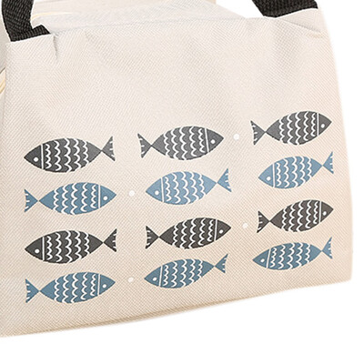 

Adorable Cartoon Picture Handbag Lunch Box Picnic Food Fruit Container Cooler Storage Bag