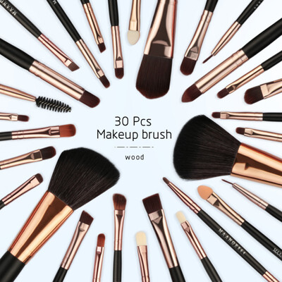 

30pcs Makeup Brushes Cosmetic Foundation Facial makeup Powder Blush Eyeshadow Eyeliner Lip Make up Brush Tools